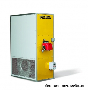 Промышленный стационарный нагреватель воздуха непрямого нагрева Oklima SP 400